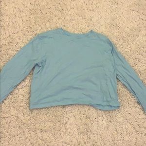 PINK light blue long sleeve lounge wear.